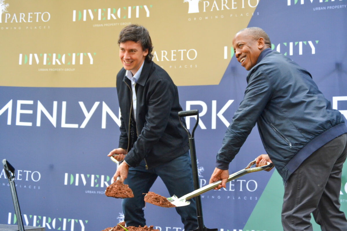 Pareto Limited groundbreaking ceremony — Menlyn Park development, Pretoria 2025